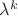 $\lambda^k$
