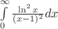 $\int\limits_{0}^{\infty} \frac{\ln^2{x}}{(x-1)^2} dx$