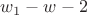 $w_1-w-2$