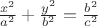$\frac{x^{2}}{a^{2}}+\frac{y^{2}}{b^{2}}=\frac{b^{2}}{c^{2}}$