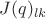 $J(q)_{lk}$