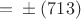 $Х=&alpha;&radic;(7&13    )$