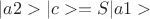 $|a2>|c> = S|a1>$