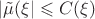 $|\tilde{\mu}(\xi}| \leqslant C(\xi)$
