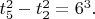 $t_5^2-t_2^2=6^3.$