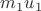 $m_1u_1$
