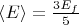 $\langle E\rangle=\frac{3E_f}5$