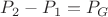 $P_2-P_1=P_G $