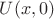 $U(x,0)$