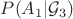 $P(A_1 | \mathcal{G}_3)$