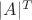 $|A|^T$