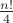 $\frac{n!}4$