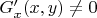 $G'_x(x,y)\neq 0$