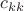 $c_{kk}$
