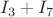 $I_3+I_7$