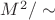 $M^2/\sim$