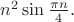 $n^2\sin {\frac{\pi n}{4}.$