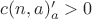 $c(n,a)'_a>0$