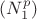 $(N_1^p)$