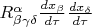$R^{\alpha}_{\beta \gamma \delta}\frac{dx_{\beta}}{d\tau}\frac{dx_{\delta}}{d\tau}$