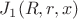 $J_{1}(R,r,x)$
