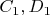 $C_1,D_1$