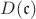 $D(\mathfrak c)$