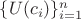 $\{U(c_i)\}_{i=1}^n$