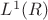$L^1(R)$