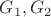 $G_1, G_2$