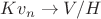 $Kv_n\to V/H$ $Kv_n\to V/H$