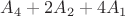 $A_4 + 2A_2 + 4A_1$