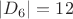 $|D_6|=12$
