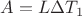 $A=L\Delta T_1$