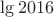 $\lg 2016 $