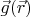$\vec{g}(\vec{r})$