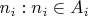 $n_i: n_i\in A_i$