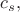 $c_s,$