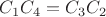 $C_1C_4 = C_3C_2$