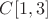 $C[1,3]$