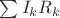 $\sum I_kR_k$