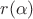 $r(\alpha)$