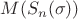 $M(S_n(\sigma))$