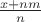 $\frac{x+nm}{n}$