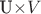 U\times V
