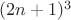 $(2n+1)^3$