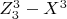 $Z_3^3-X^3$