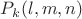 $P_k(l,m,n)$