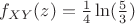 $f_{XY}(z)=\frac{1}{4}\ln(\frac{5}{3})$