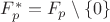 $F^*_p=F_p\setminus \left\lbrace 0 \right\rbrace$